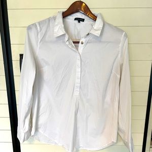 Universal Standard Elbe Blouse in White